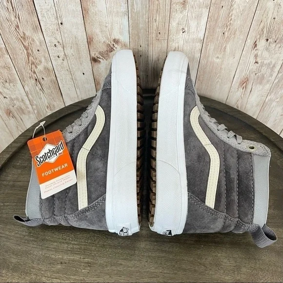 Vans Sk8-Hi MTE “Rabbit Frost/Gray” Sneaker Size 6 Women - Picture 7 of 9